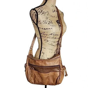 Mexican leather Hobo Bag. Large size